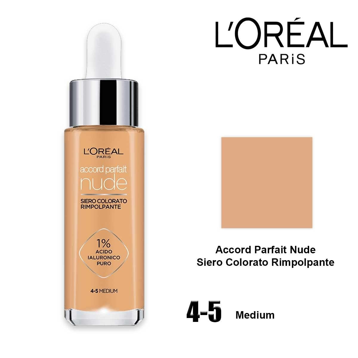 L'oreal Foundation accord parfait seerumi 4-5 medium