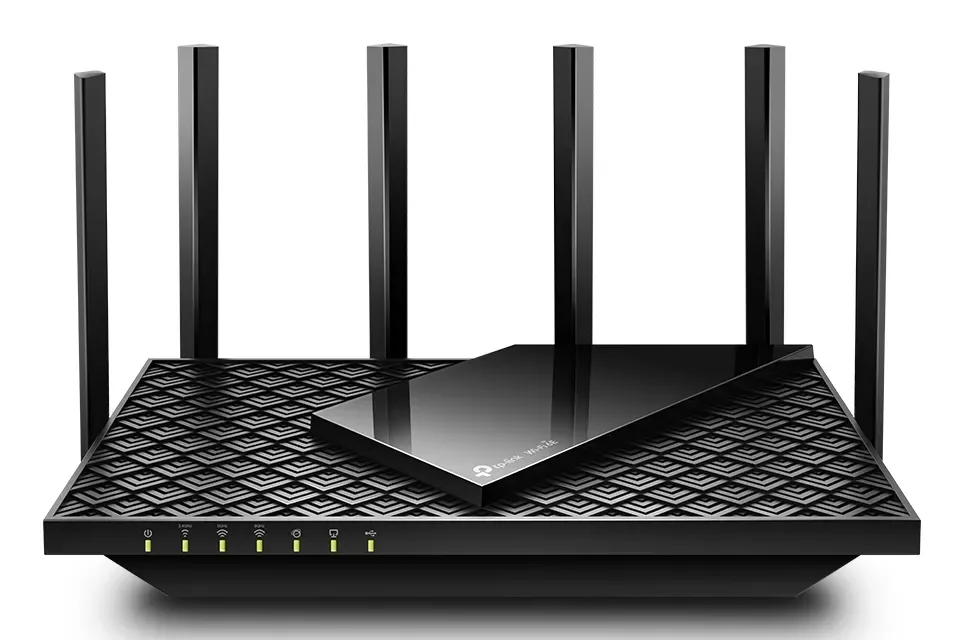 TP-Link Archer AXE75 -reititin, Wi-Fi 6E, AXE5400, Tri-band, musta