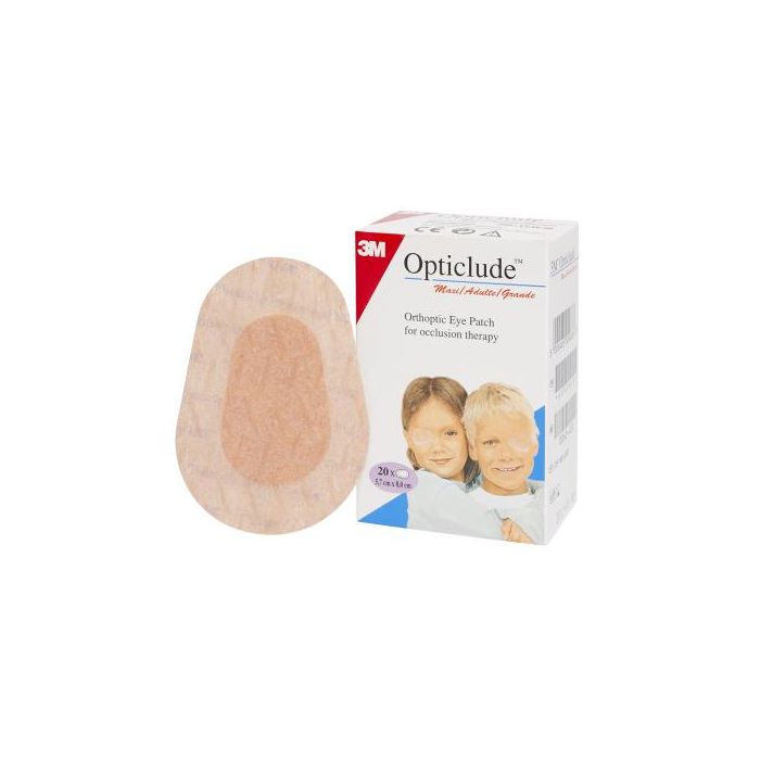 Opticlude silmälappu 5 x 6 cm ihonvärinen 20 kpl