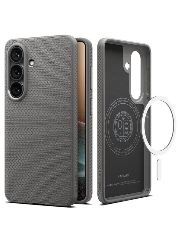 Spigen Liquid Air (MagFit), Suojus, Samsung, Galaxy S26, 16 cm (6.3), Harmaa