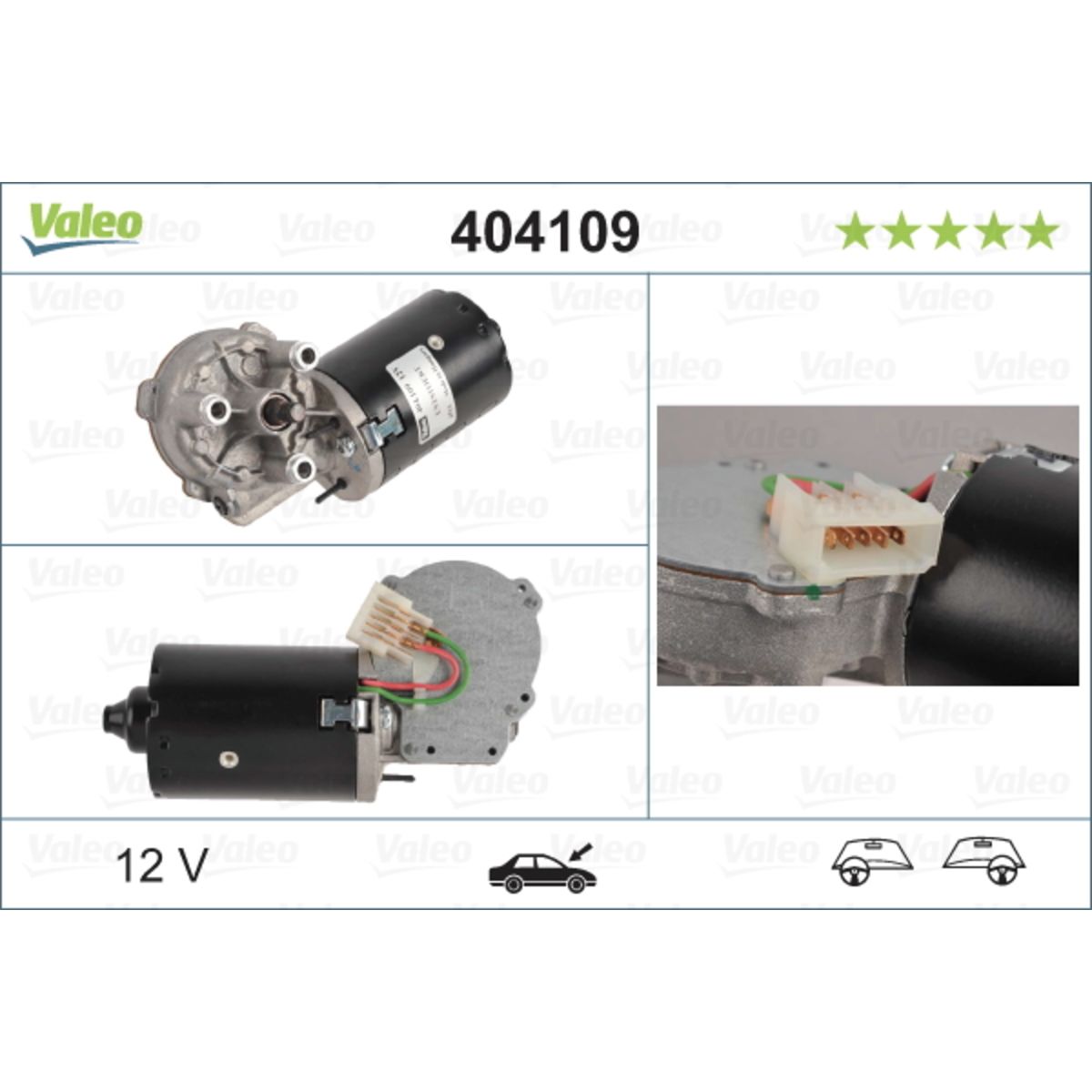 Pyyhkijän moottori VALEO 404109