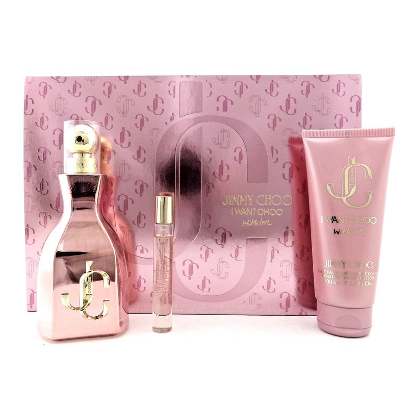 Jimmy Choo I Want Choo With Love — lahjapaketti 3 osaa