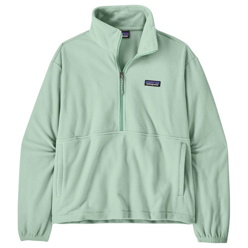 Patagonia W's Micro D 1/2 Zip Fleece P/O Thin Ice - S