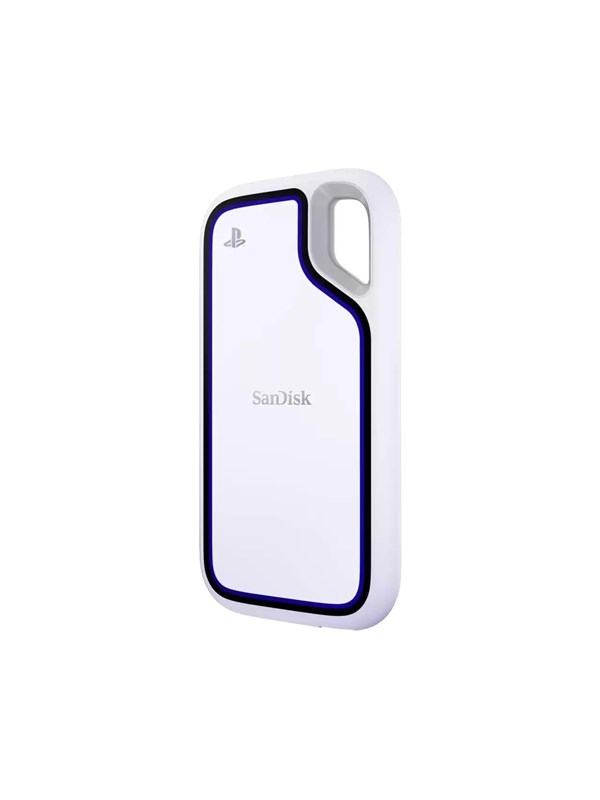 SanDisk Extreme Portable SSD 1 Tt USB 3.2 Gen 2 (USB-C) -ulkoinen SSD, iskunkestävä, PS5-yhteensopiva, valkoinen