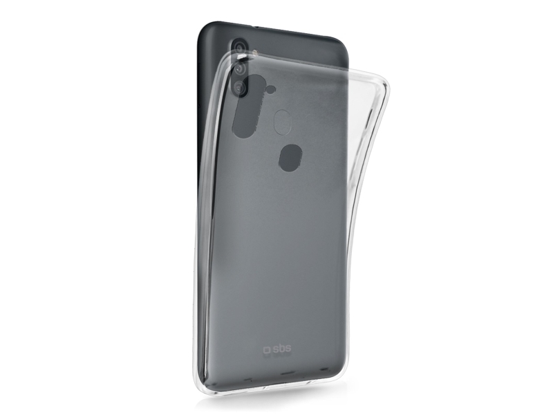 SBS TESKINSAA12T, Suojus, Samsung, Galaxy A12, 16,5 cm (6.5), Läpinäkyvä