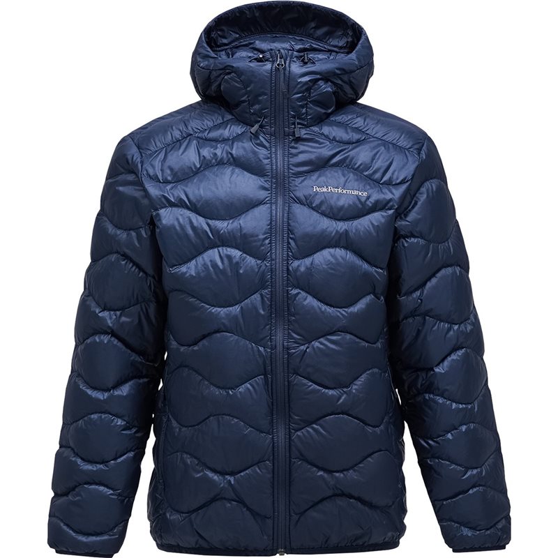 Peak Performance M Helium Down Hood Jacket Blue Shadow - M