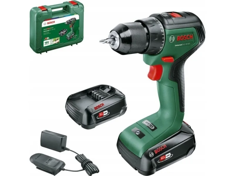 Bosch AKKUSKRUEMASKINE UNI 18V-60 2X2,0AH 2X2,0AH