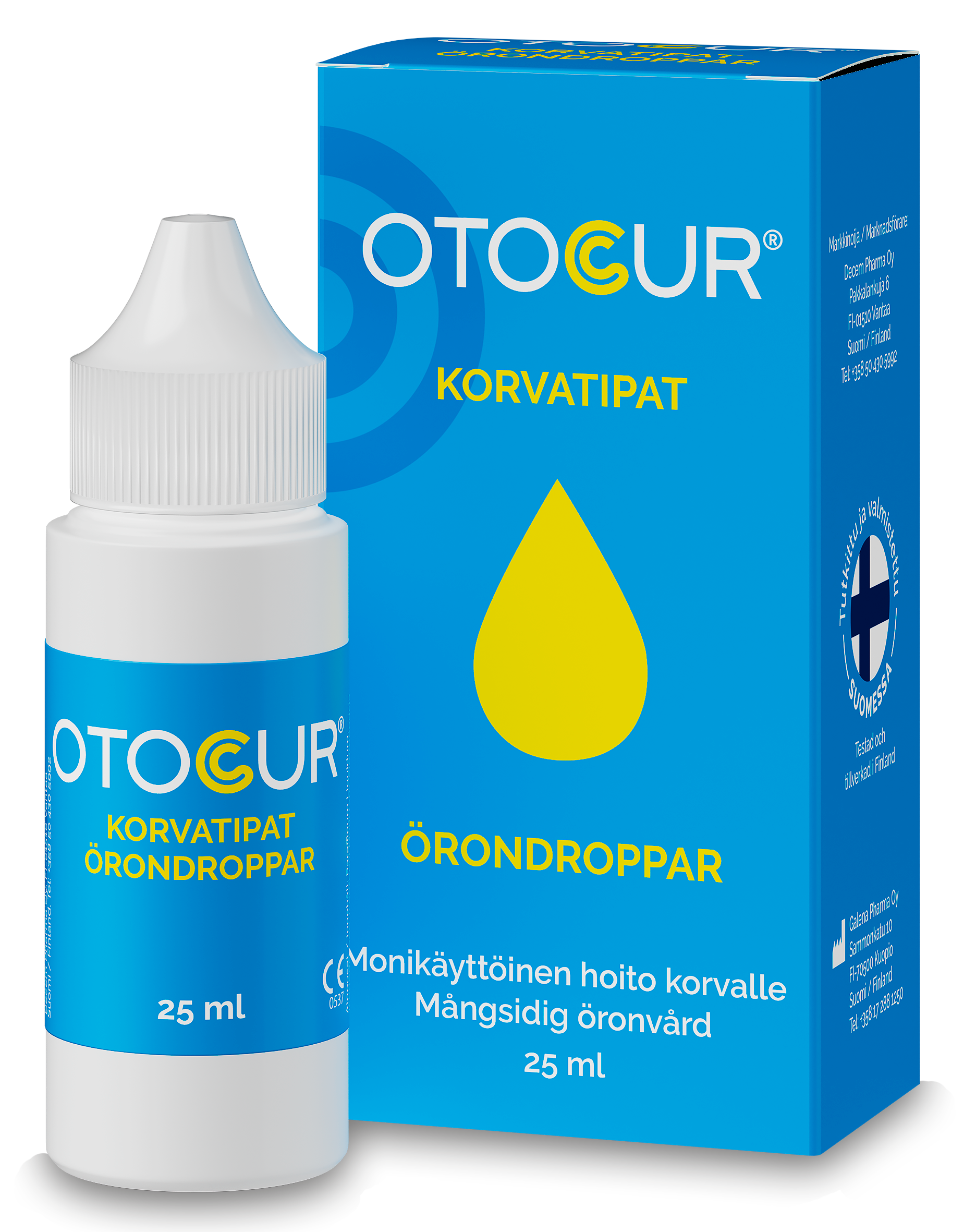 Otocur Kids korvaöljy lapsille 25 ml