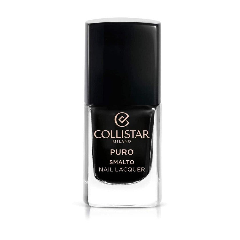 Collistar Puhdas pitkäkestoinen kynsilakka Pitkäkestoinen väri 313 Intense Black 10 ml