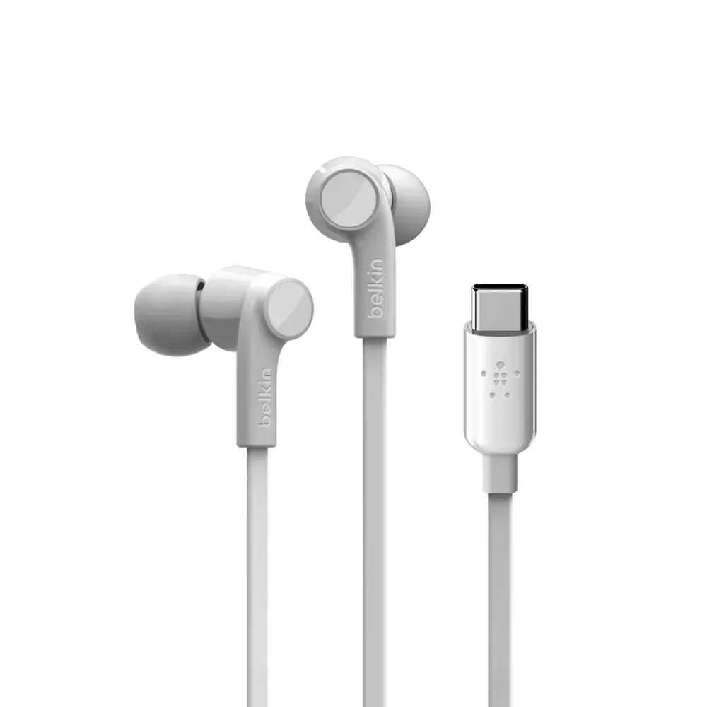 Belkin ROCKSTAR -nappikuulokkeet, valkoinen
