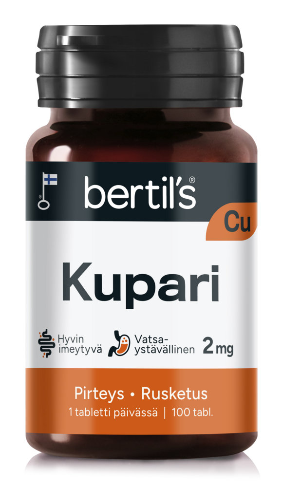 Bertils Kelasin kuparitabletti 100 kpl