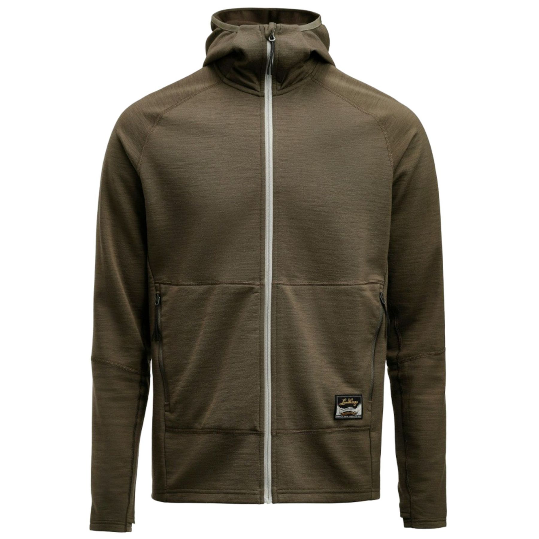 Lundhags Tived Merino Hoodie, välikerros, miehet, vihreä