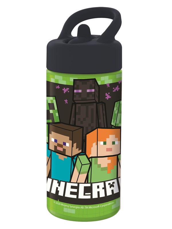 Minecraft-vesipullo 410 ml