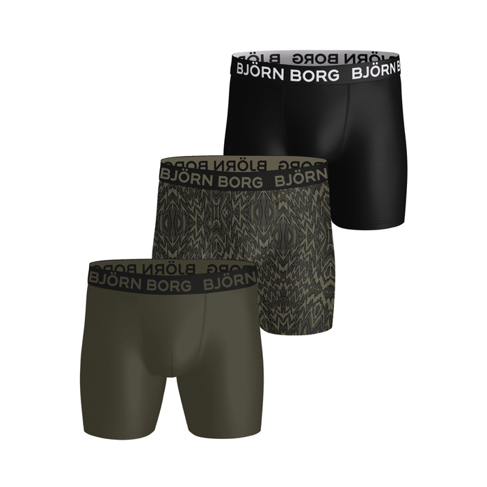 Sports Microfiber Boxers 3-pack