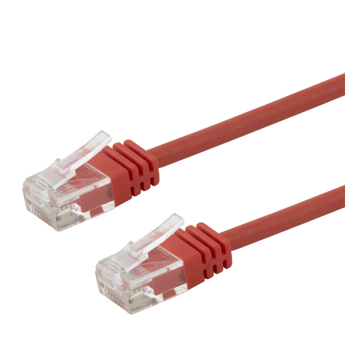 Deltaco patch cable - 2 m - red - Punainen