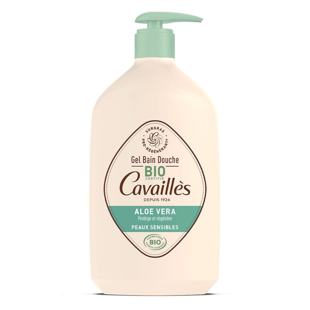 Cavaillès suihkugeeli - Aloe Vera - Herkälle iholle ORGANIC 1 L