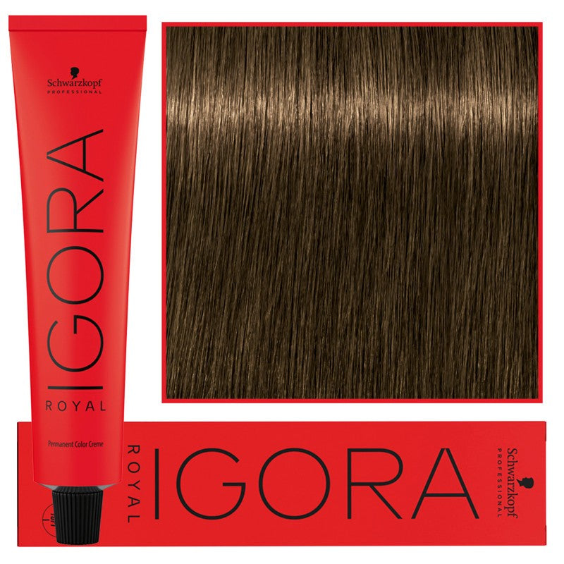 Schwarzkopf Professional Igora Royal Pysyvä hiusväri 60 ml 6-63 | Tumma mattasuklaanvaalea