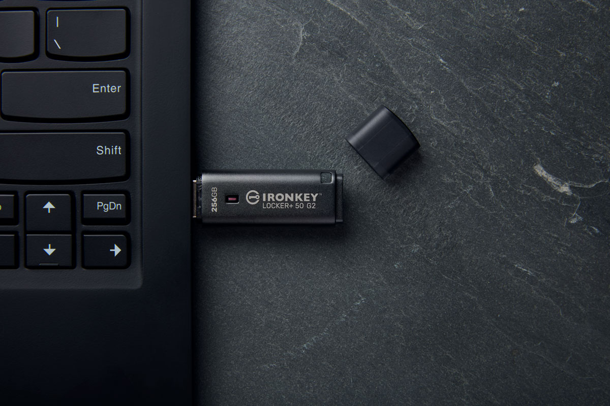 Kingston Ironkey Locker Plus 50 G2 256gb Usb-a Musta
