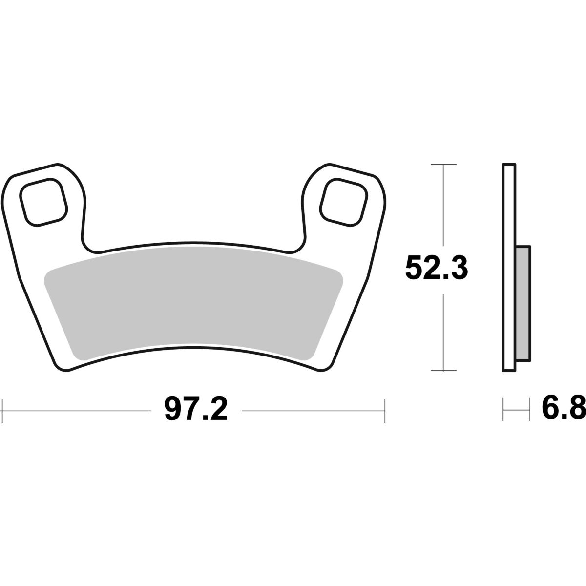 Jarrupalat, levyjarru BREMBO 07PO15SD