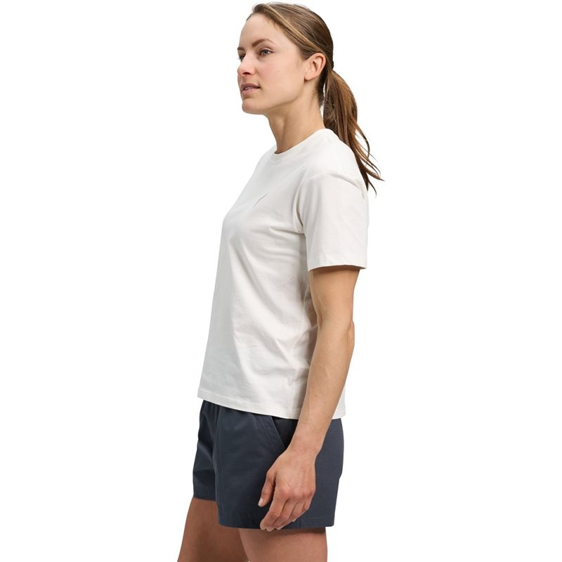 Black Diamond W Heritage Badge Ss Tee Off White - L