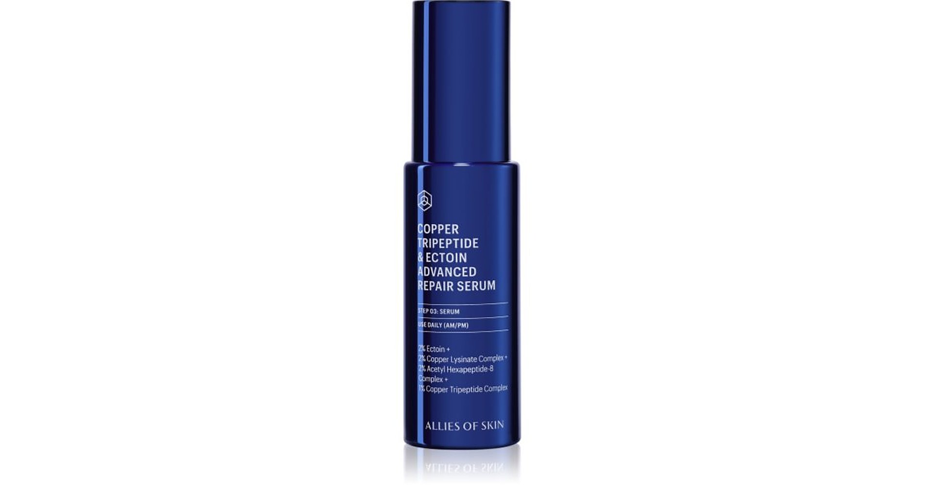 Allies of Skin Copper Tripeptide & Ectoid intensiivinen nuorentava seerumi peptideillä 30 ml