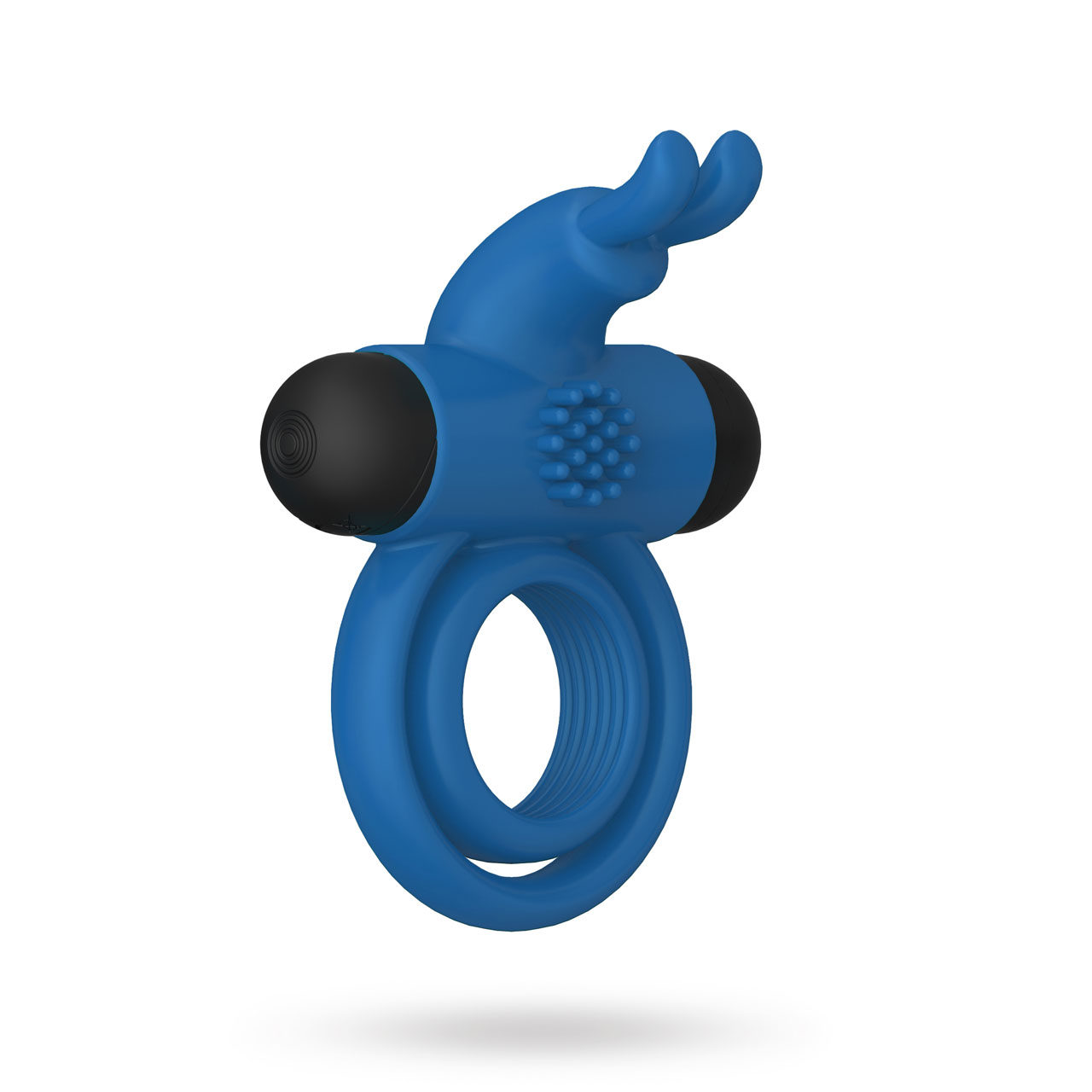 Double Rings Rabbit Clit Rechargeable Cock Ring Penisrengas vibraattorilla