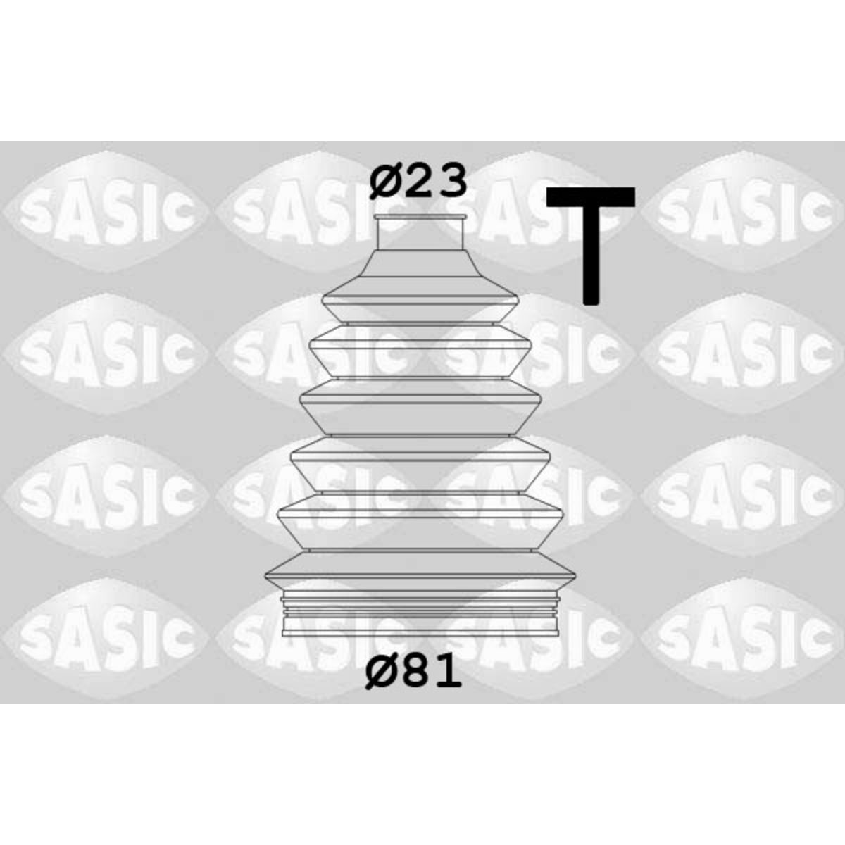 Paljekumisarja, vetoakseli SASIC 2933143
