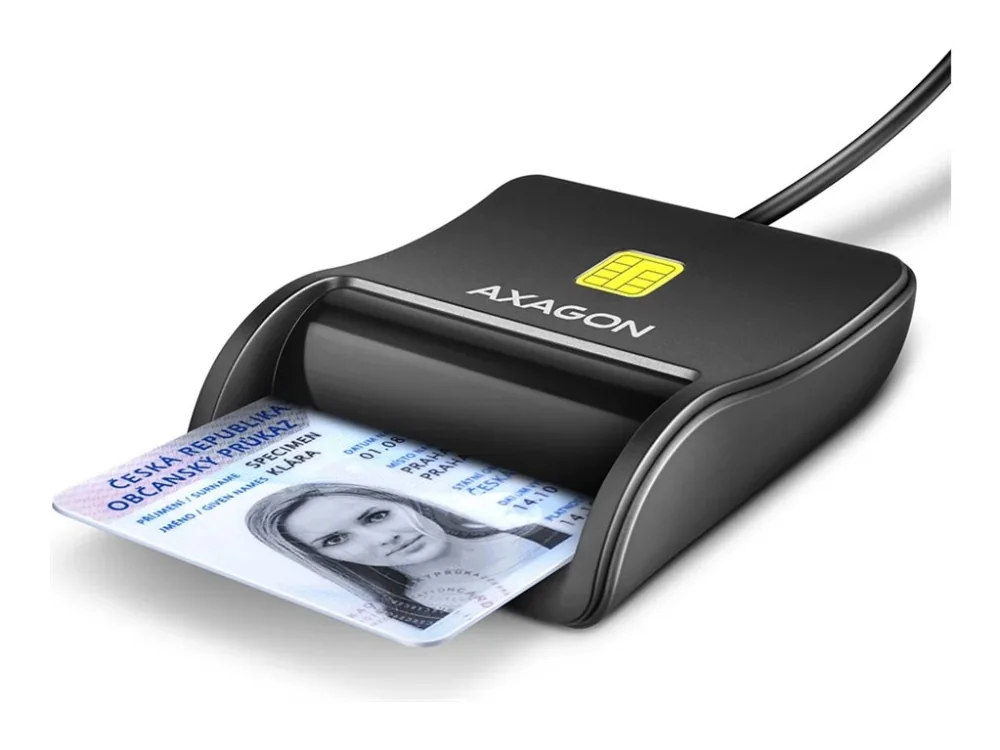 AXAGON CRE-SM3N reader Smart card USB 1.3m cable