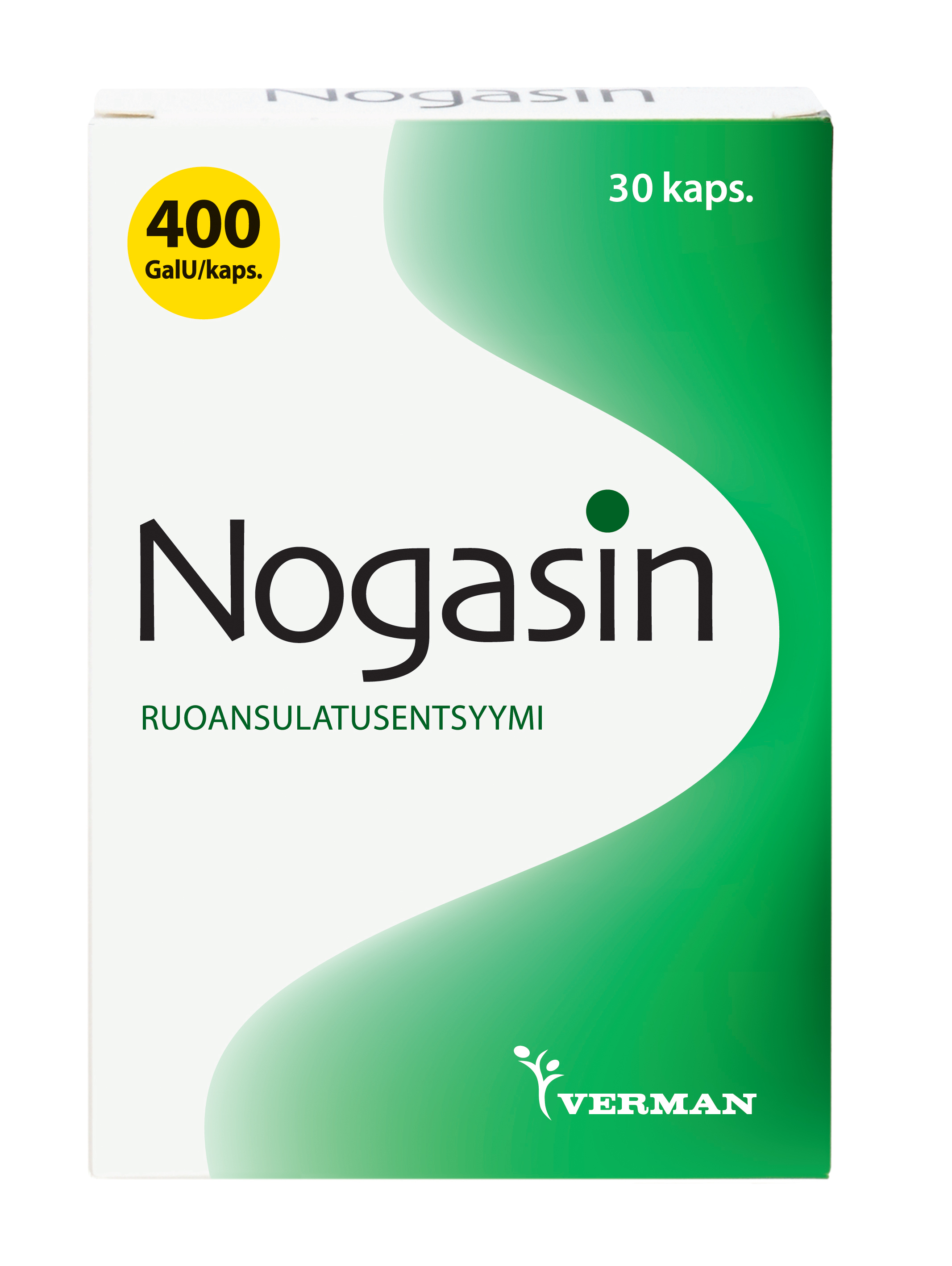 Nogasin 400 gaiu kaps 30 kpl