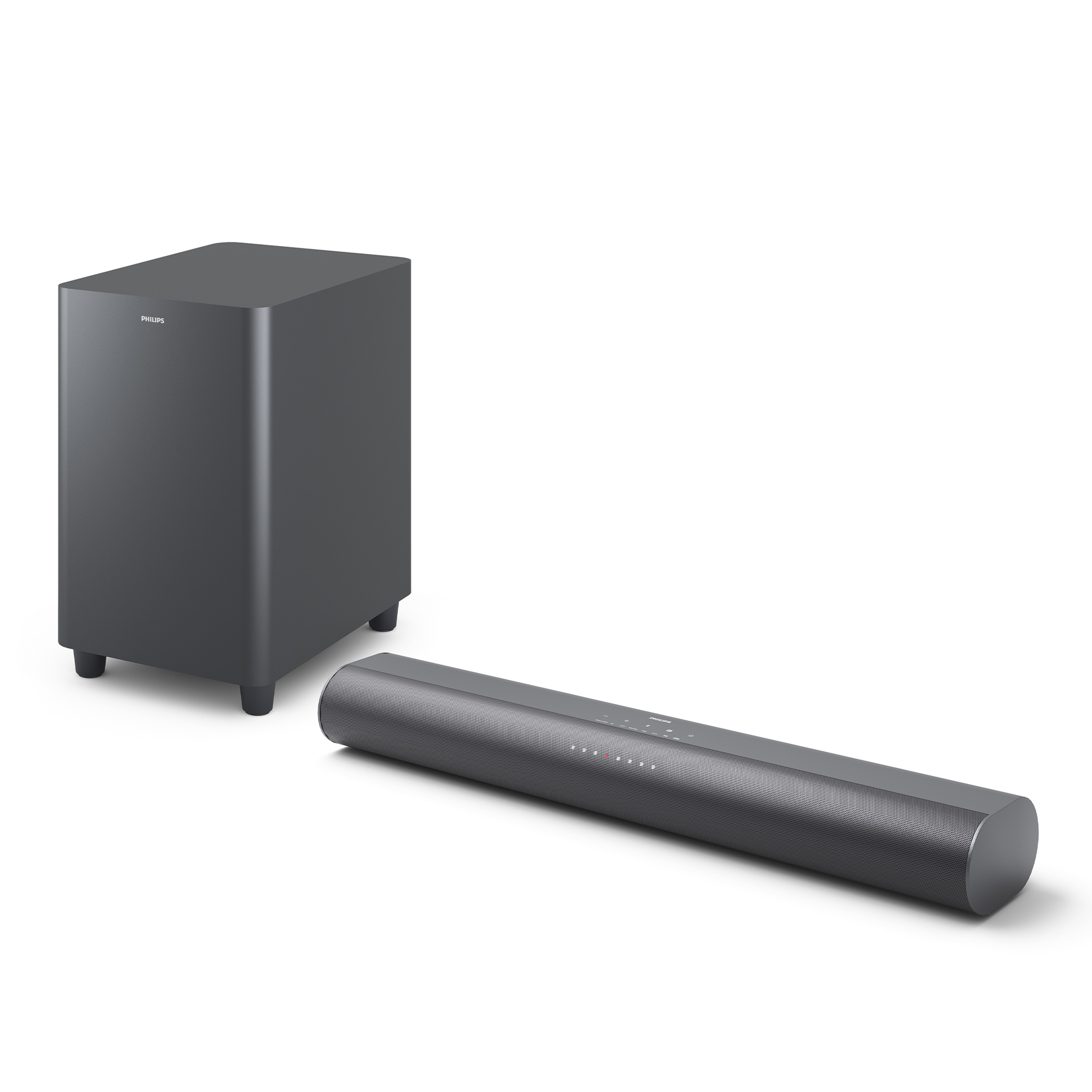 Philips TAB6100, 2.1, Dolby Atmos soundbar -äänijärjestelmä, langattomalla subwooferilla, tummanharmaa
