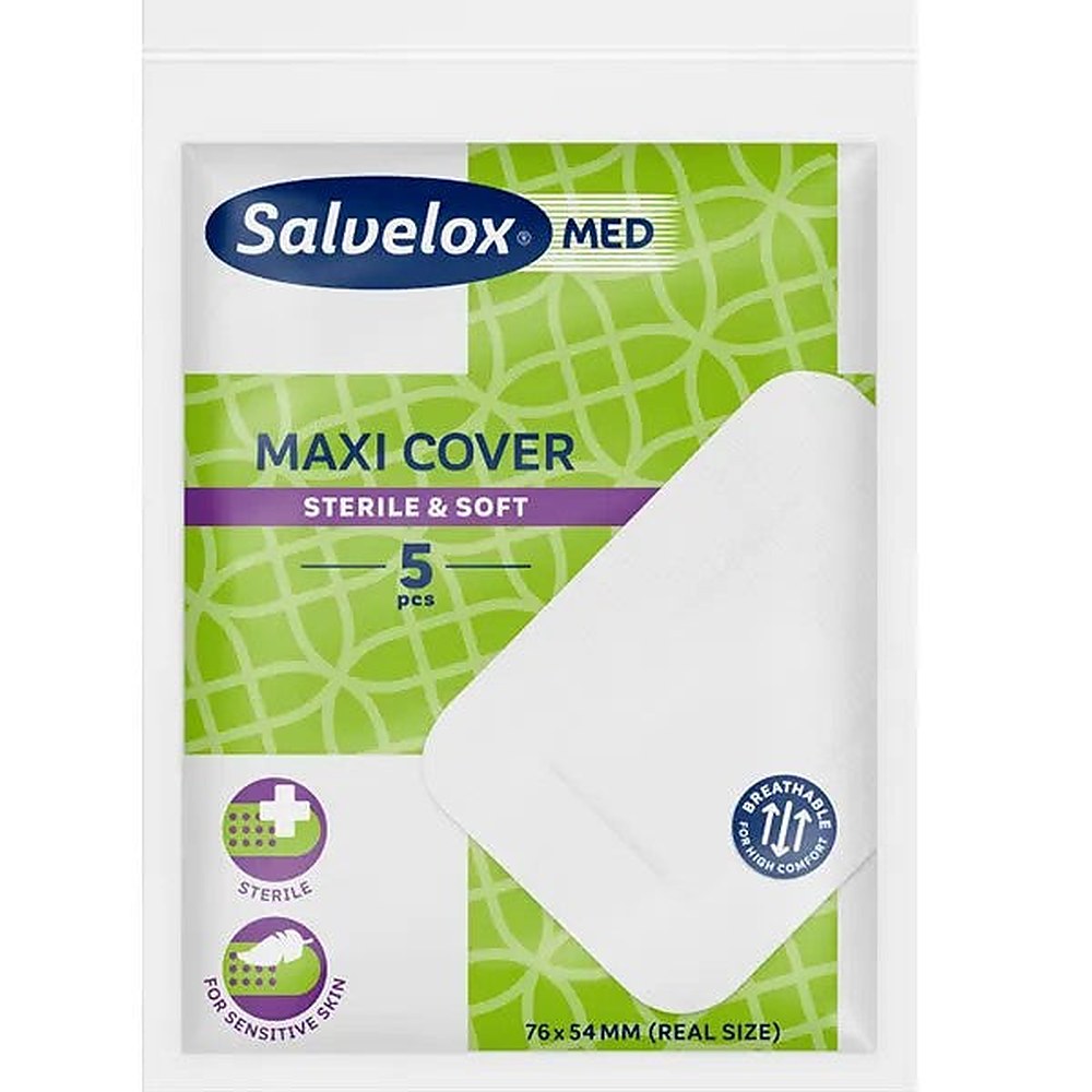 Maxi Cover -laastarit Salvelox 5, 76x54mm