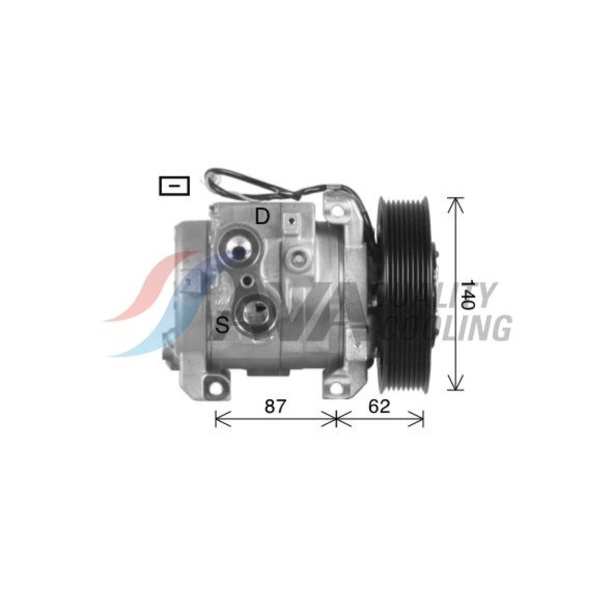 Ilmastoinnin kompressori HIGHWAY AUTOMOTIVE 45033005