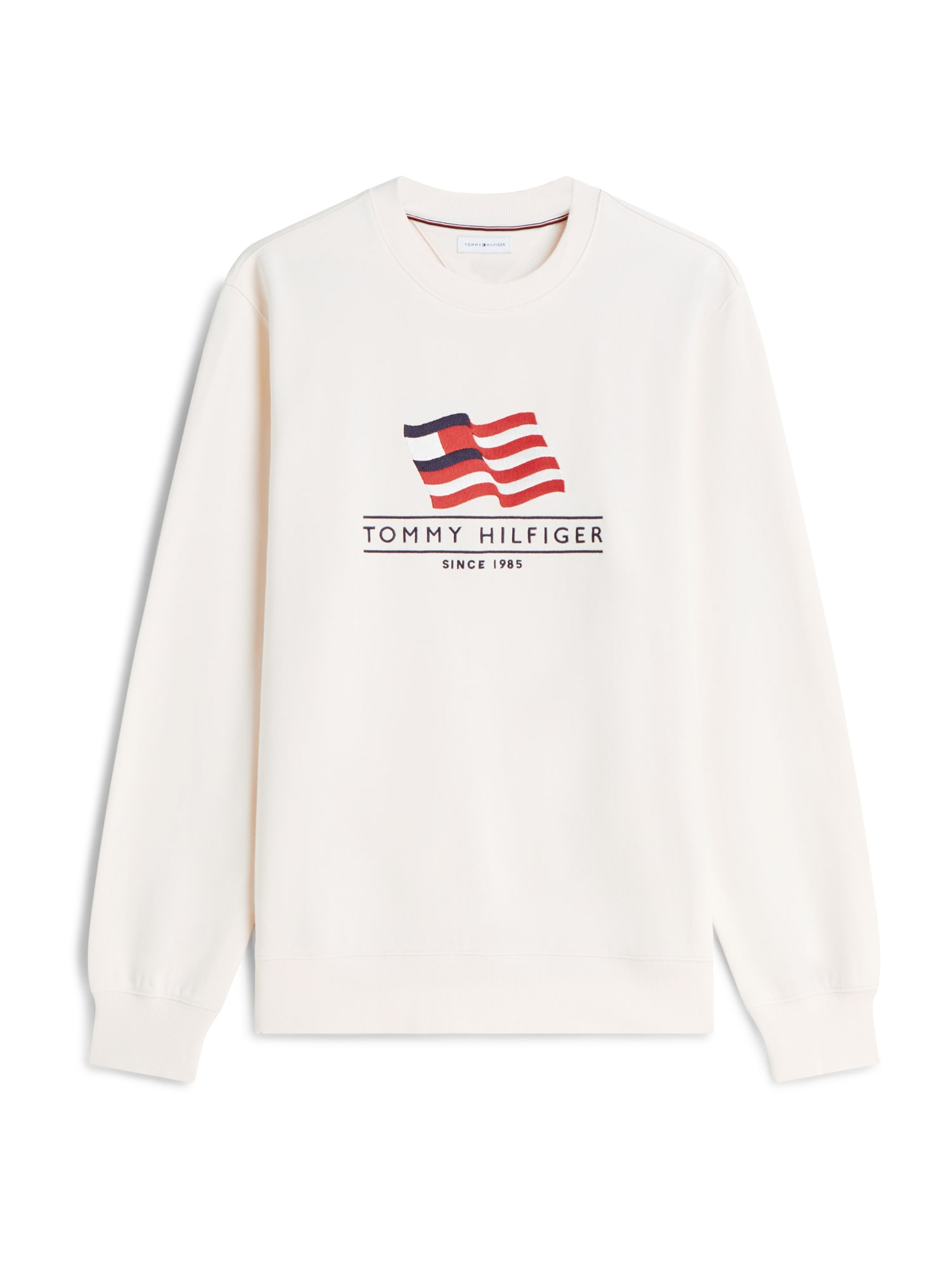 TOMMY HILFIGER Collegepaita  vaaleankeltainen / punainen / musta