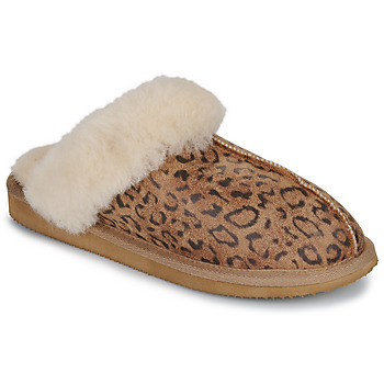 SHEPHERD Sisäkengät 'Jessica' kerma / ruskea / tummanruskea