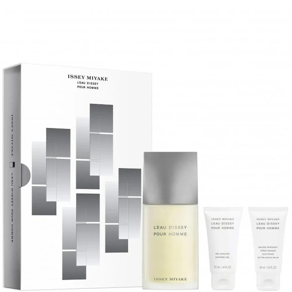 Issey miyake L ́Eau D ́Issey Eau De Toilette Men lahjasetti 125 ml, suihkugeeli 50 ml ja partavesibalsami 50 ml