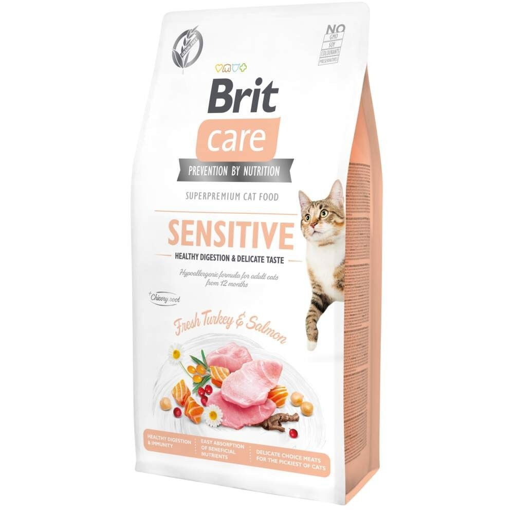 Brit Care Cat Grain-Free Sensitive Healthy Digestion and Delicate Taste 2kg