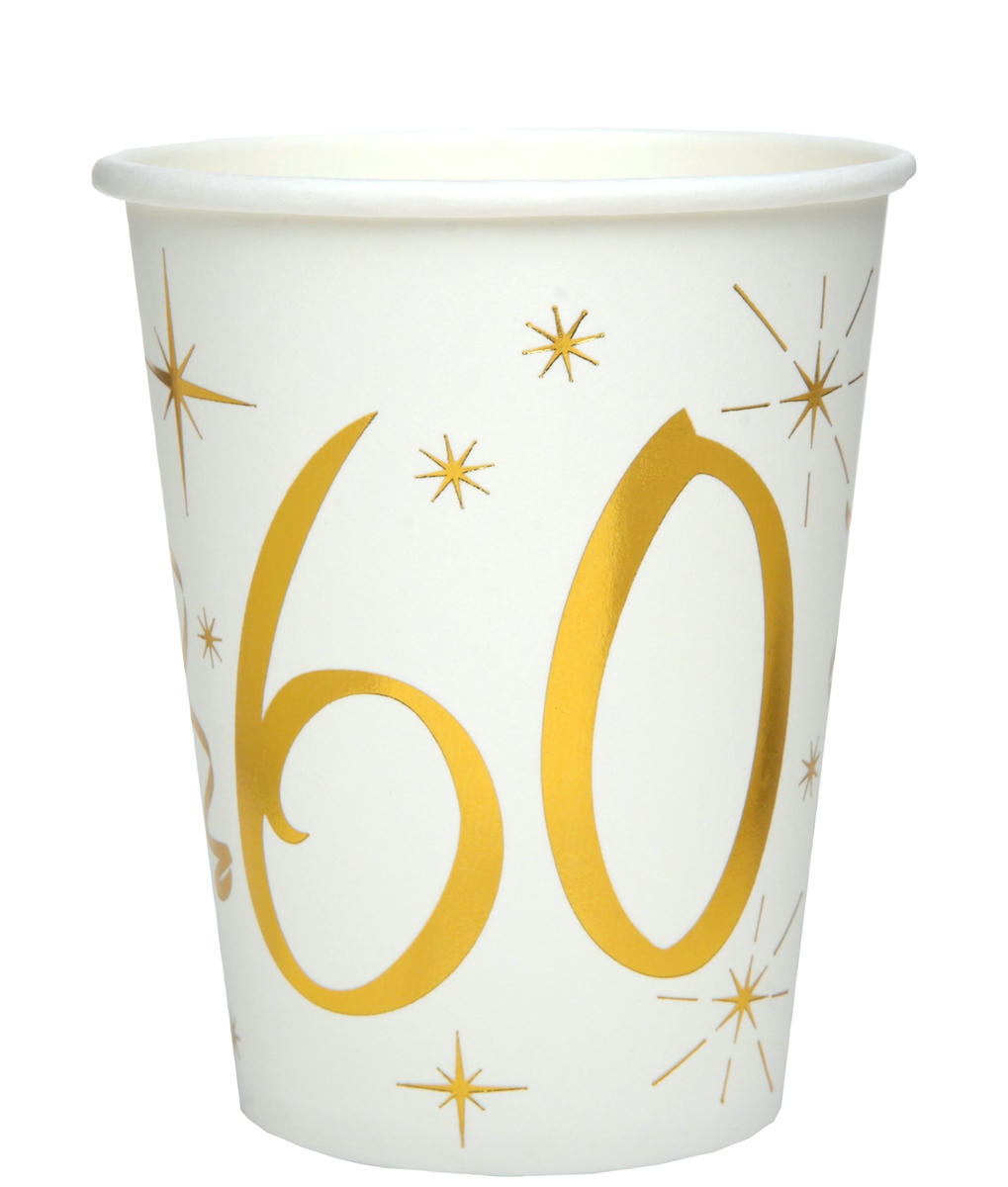 Pahvimukit - Kultafolioitu, Nro: 60, 10kpl