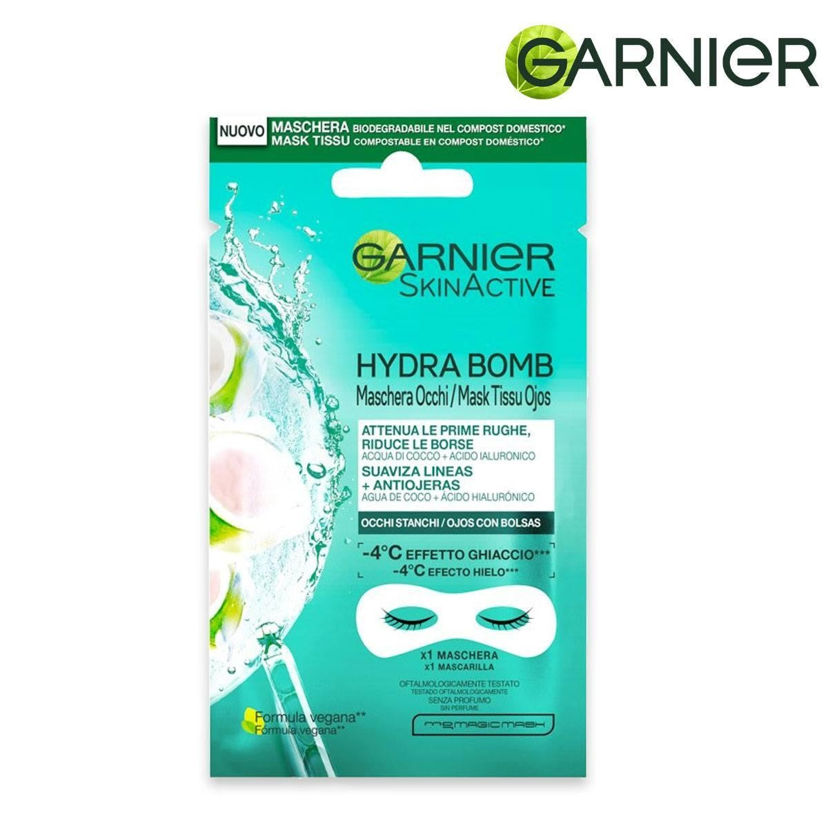 Garnier Ihonhoito Kertakäyttöinen Silmänaamio Kookosvedellä Ja Hyaluronihapolla,Azzurro