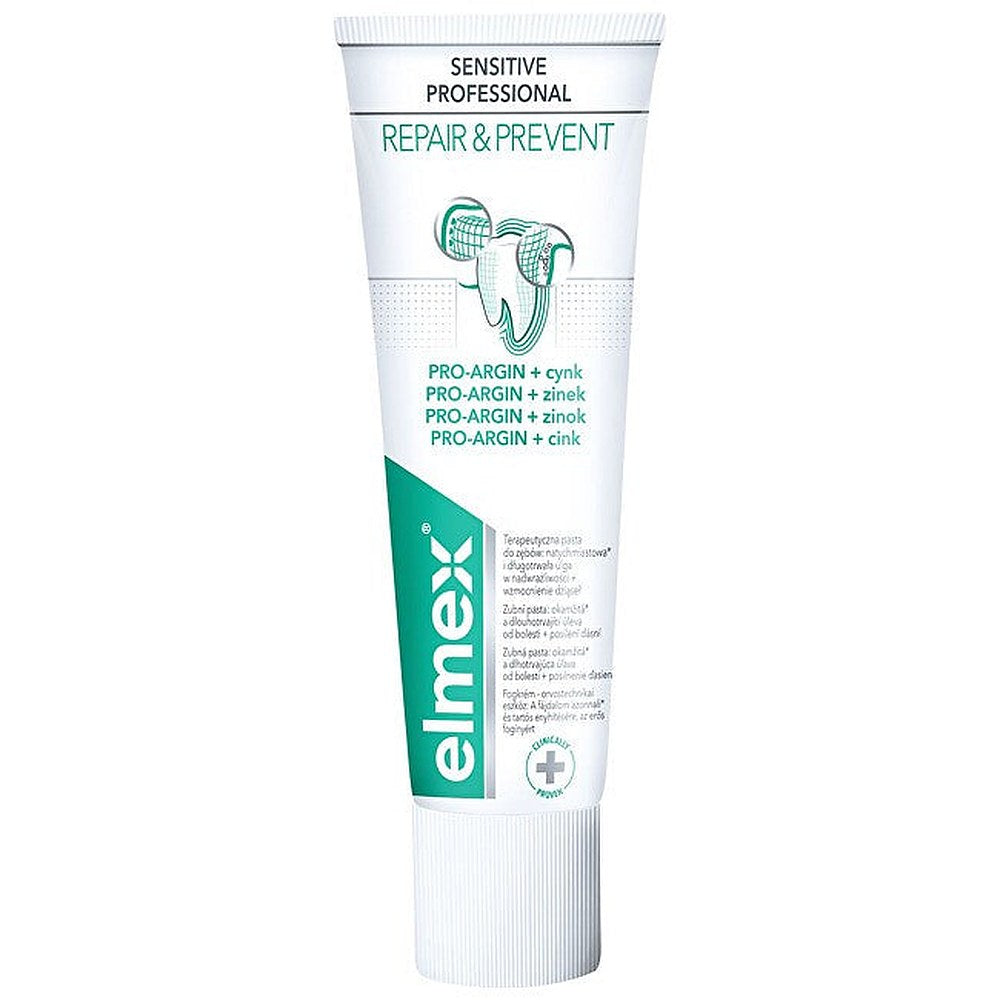 Elmex Pain Relief Sensitiv ja Professional Repair & Prevent -hammastahna 75 ml