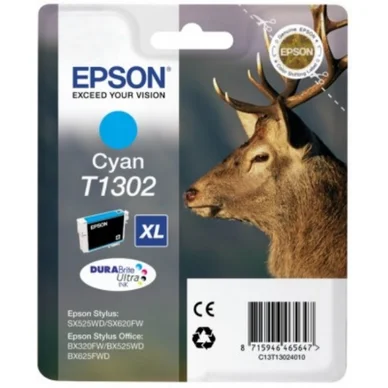 Epson Epson T1302 Mustepatruuna Cyan T1302 Vastaa: N/A