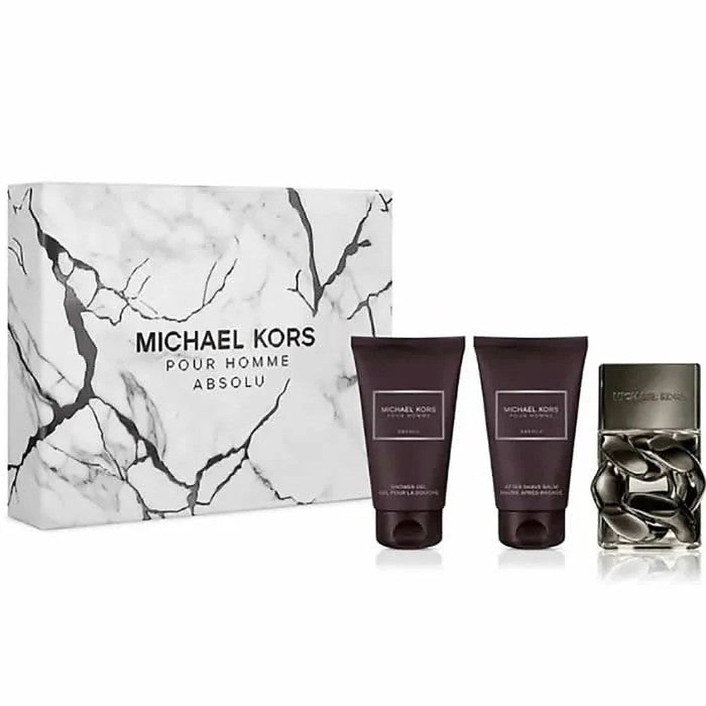 Michael Kors Cofanetto Pour Homme Absolu 50ml, jossa on suihkugeeli 50ml ja aftershave 50ml