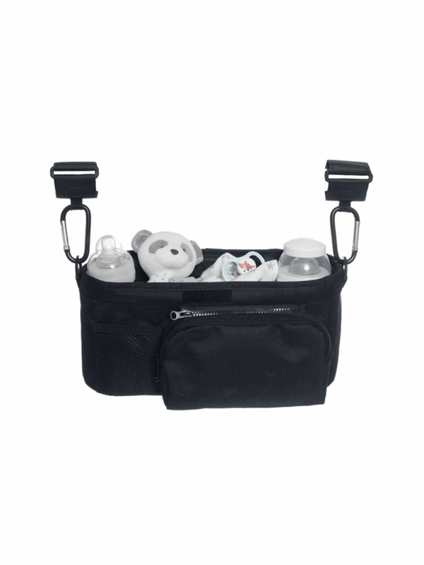 Fresh Kid Stroller Organizer Deluxe 3-in-1 black