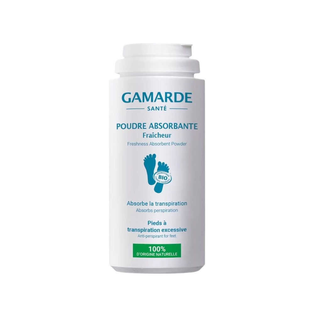 Gamarde - Podiatry Care - Tuoreutta imevä puuteri - Liian hengittävät jalat - ORGANIC 35 g