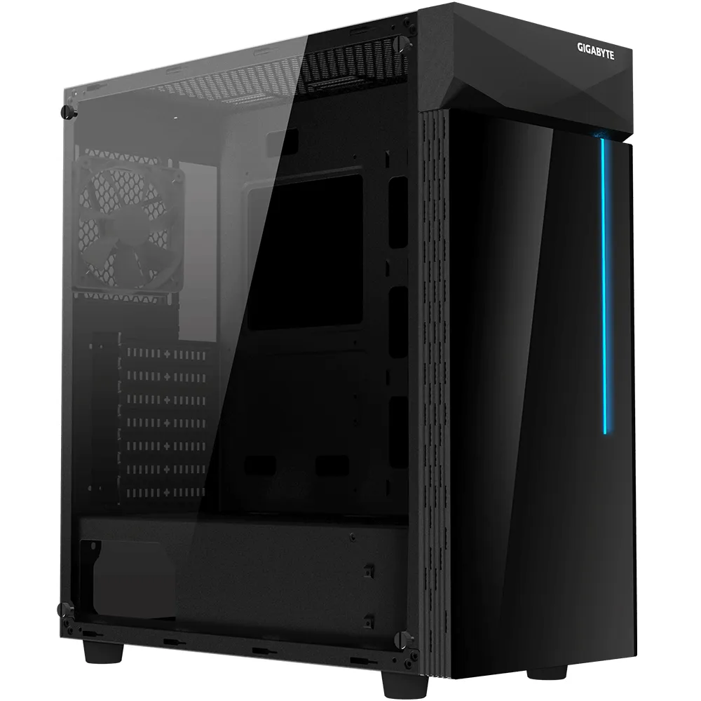 GIGABYTE C200 GLASS - Kotelot - Miditower - Musta