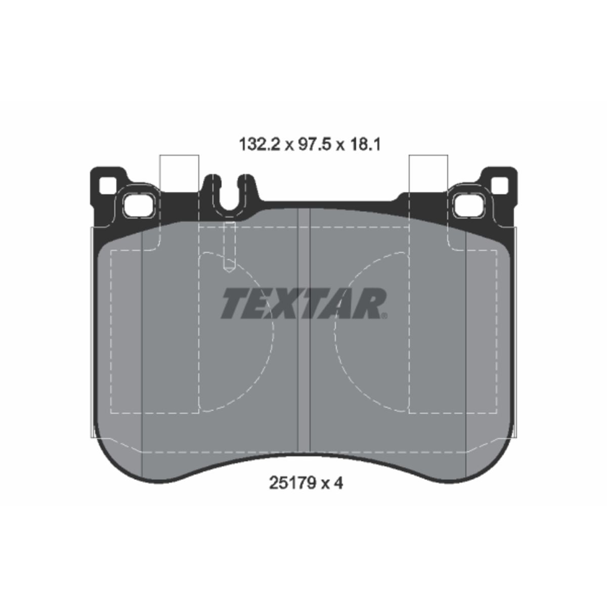 Jarrupalat, levyjarru TEXTAR 2517901