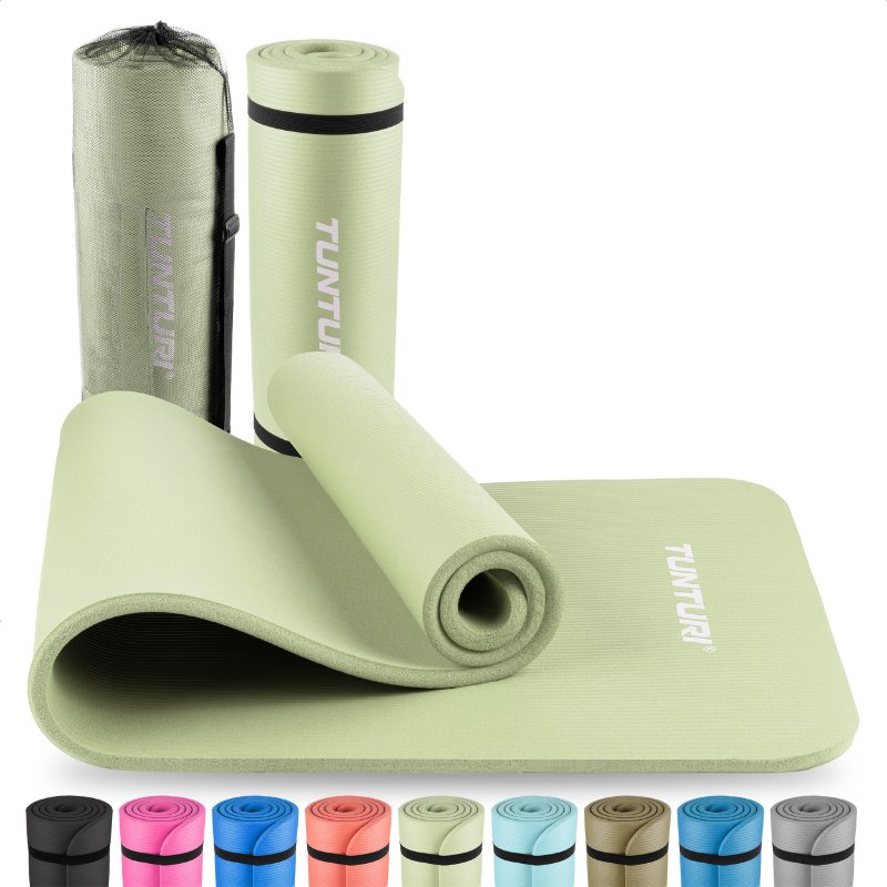 Tunturi NBR Jumppamatto 15mm (180 x 60 cm) - Mint