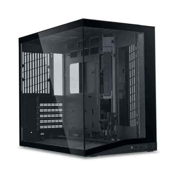 Lian Li O11 Dynamic Mini V2 -miditornikotelo ikkunalla, musta