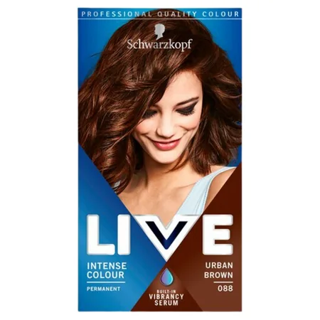 Schwarzkopf Urban Brown 088 Live Intense Kestoväri