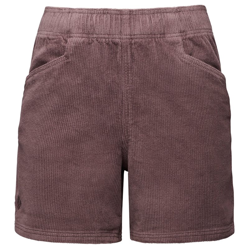 Black Diamond W Dirtbag Corduroy Shorts Dark Mauve - L