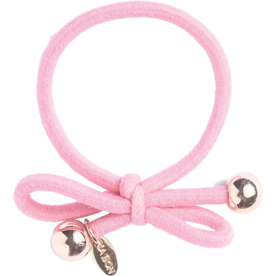 IA BON Hair Tie Gold Bead Light Pink - 1 pcs